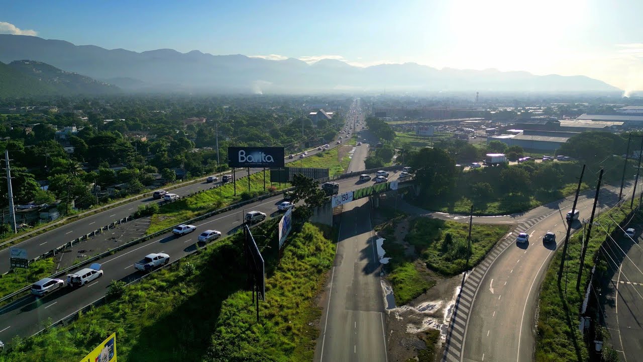 JAMAICA RISE! In 4k, Early Morning Traffic Build Up. SIX MILES To HIGHWAY 2000 Via MANDELA HIGHWAY