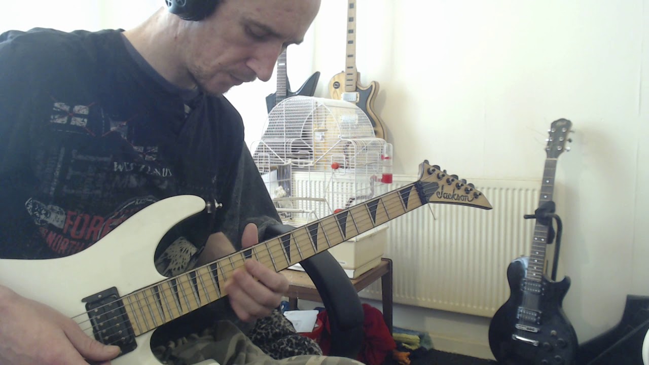 Arch Enemy - Bridge Of Destiny - End Section Solo Cover (C Tuning)