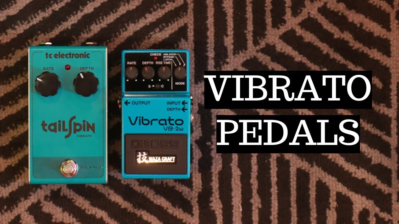 Сравнение педалей эффектов вибрато Boss Vibrato VB-2W и TC Electronic Tailspin