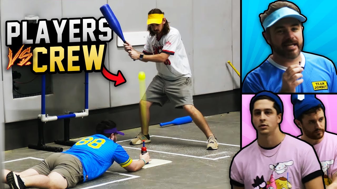 Jomboy challenges CREW to old English backyard game!