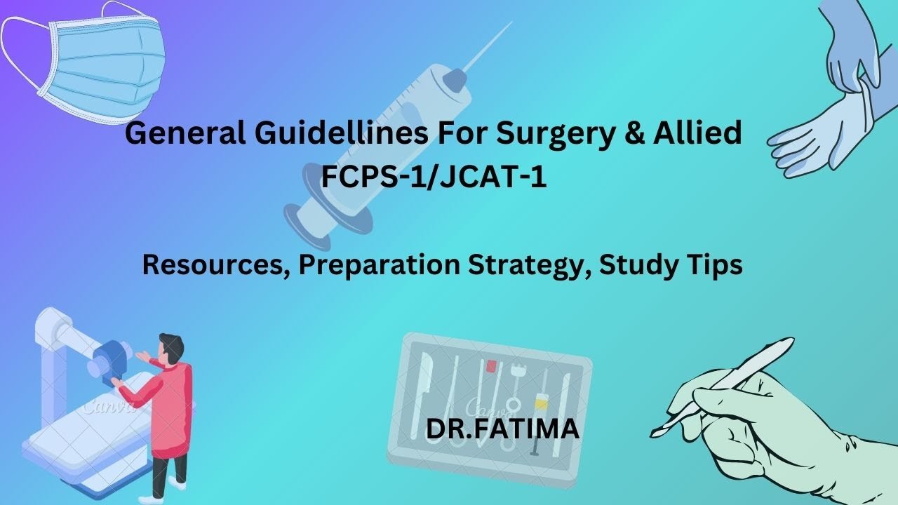 Guidelines for Surgery and Allied part-1 (fcps+jcat)