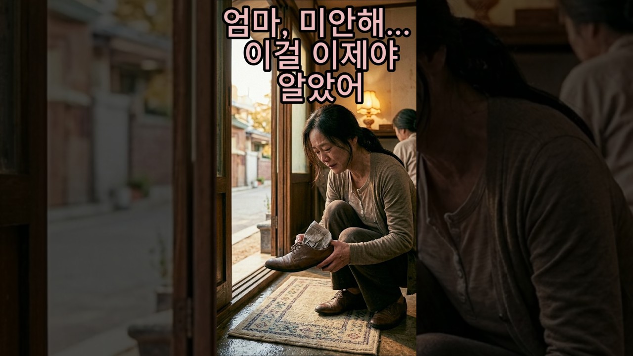 마른 구두 안 '신문지'가 딸을 울린 진짜 이유 #엄마 #감동 #눈물주의 #사모곡 #가족 #효도 #부모님