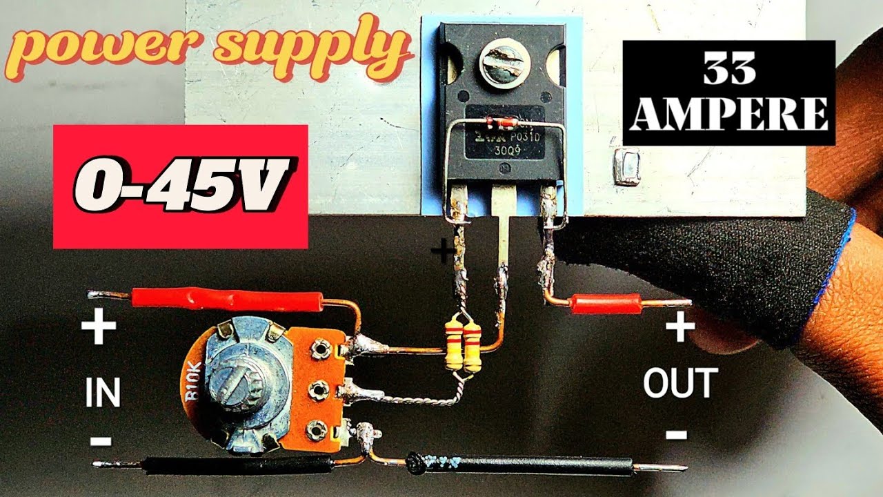 Adjustable DC Power Supply 0-45V 33A | DC Voltage Regulator