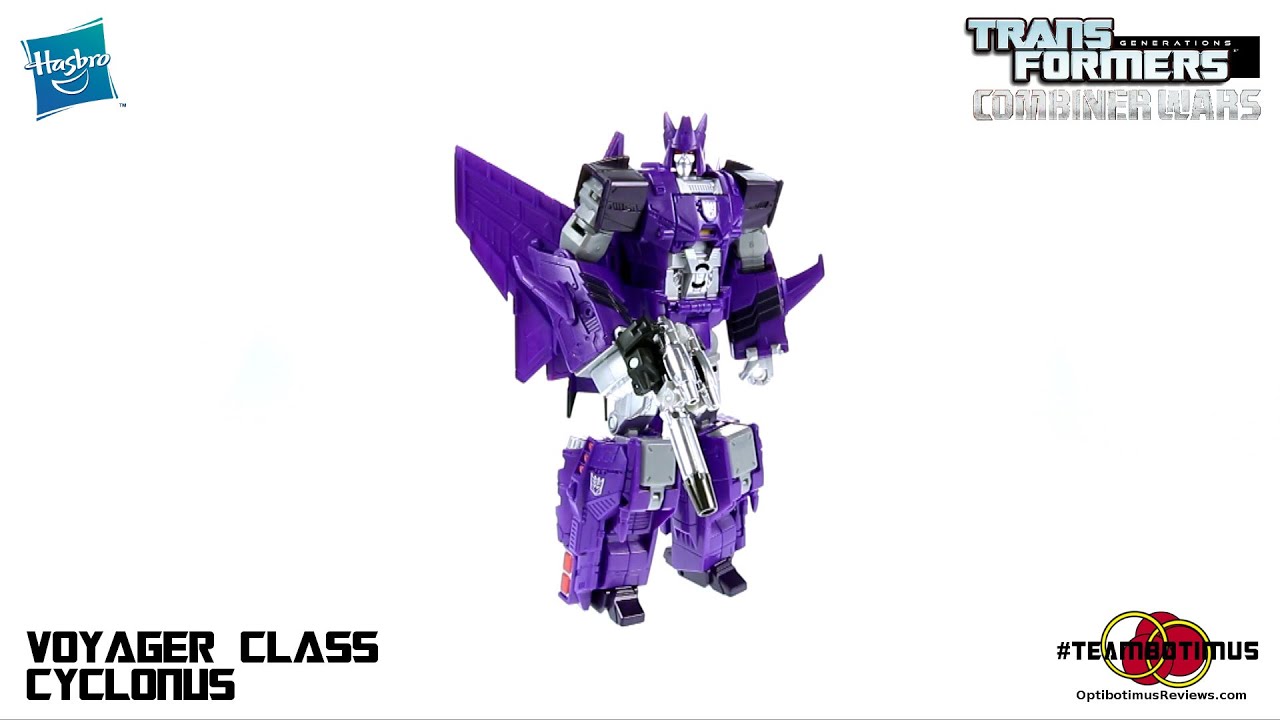 Video Review of the Transformers Combiner Wars Voyager Class Cyclonus