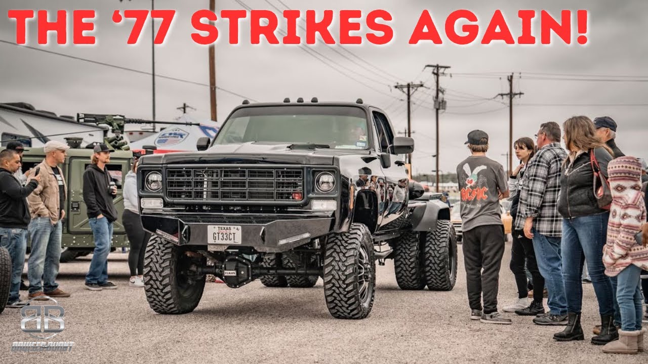 Chevrolet K30 Dually 1977 года выпуска снова в деле!!! | Автошоу ко Дню ветеранов CWR Warriors