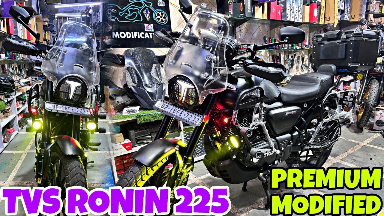 TVS RONIN 225 ki itni Loaded Modification kahi Nahi Milegi | Premium Modification | Watch till end
