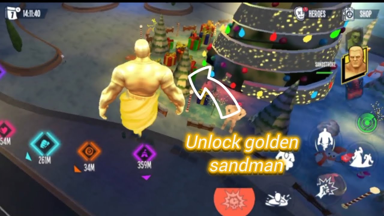 Spider Fighter 3 unlock golden sandman 