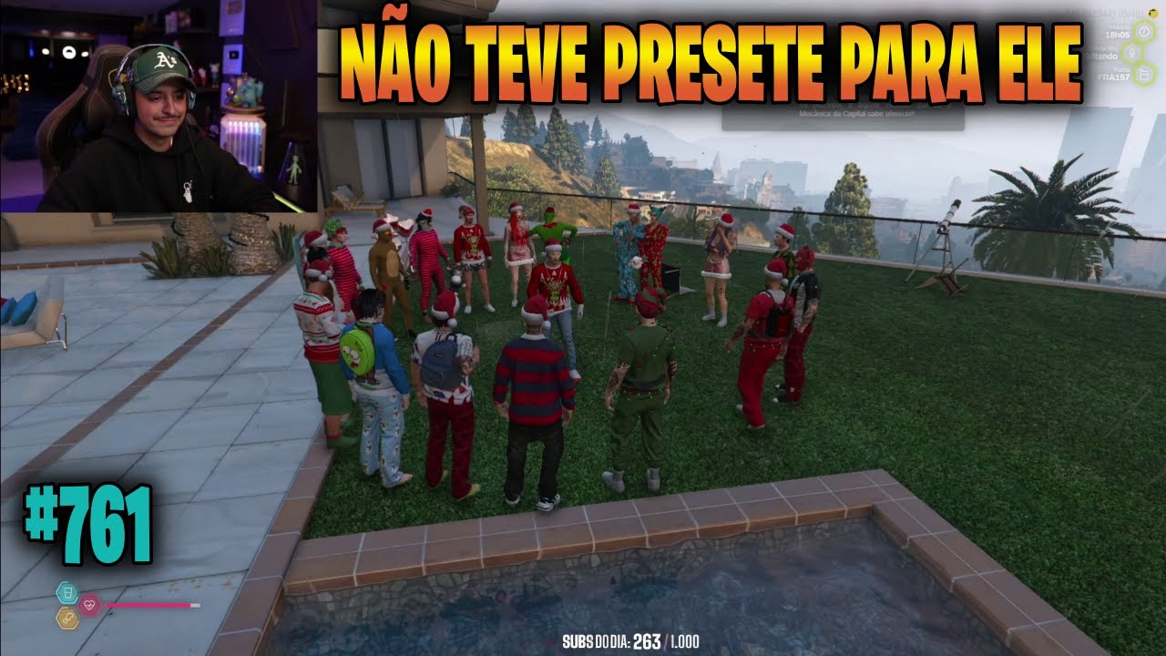 CONNOR NÃO GANHOU PRESENTE NO AMIGO SECRETO DA FRANÇA 2025  EP.761