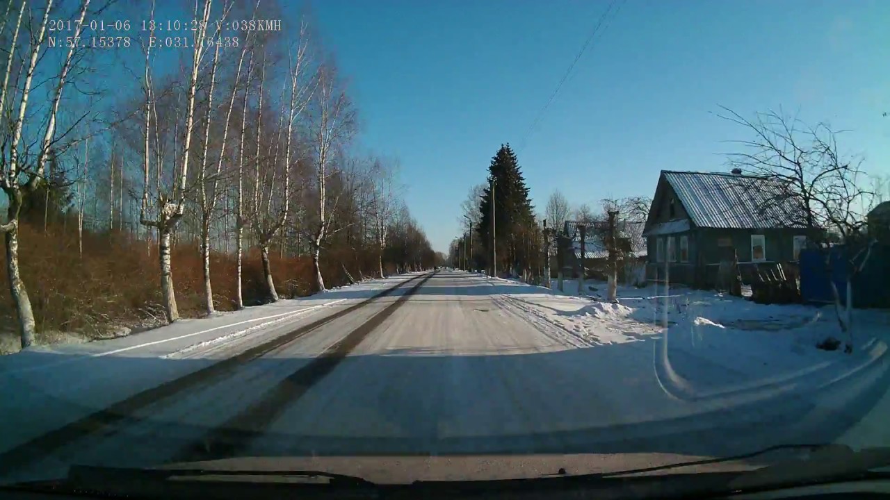 По улицам города Холм (06.01.2017 г.)