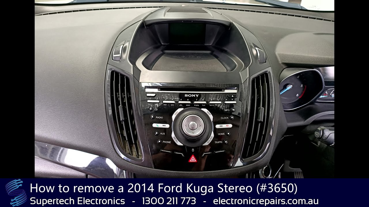 How to remove a 2014 Ford Kuga Stereo (#3650)