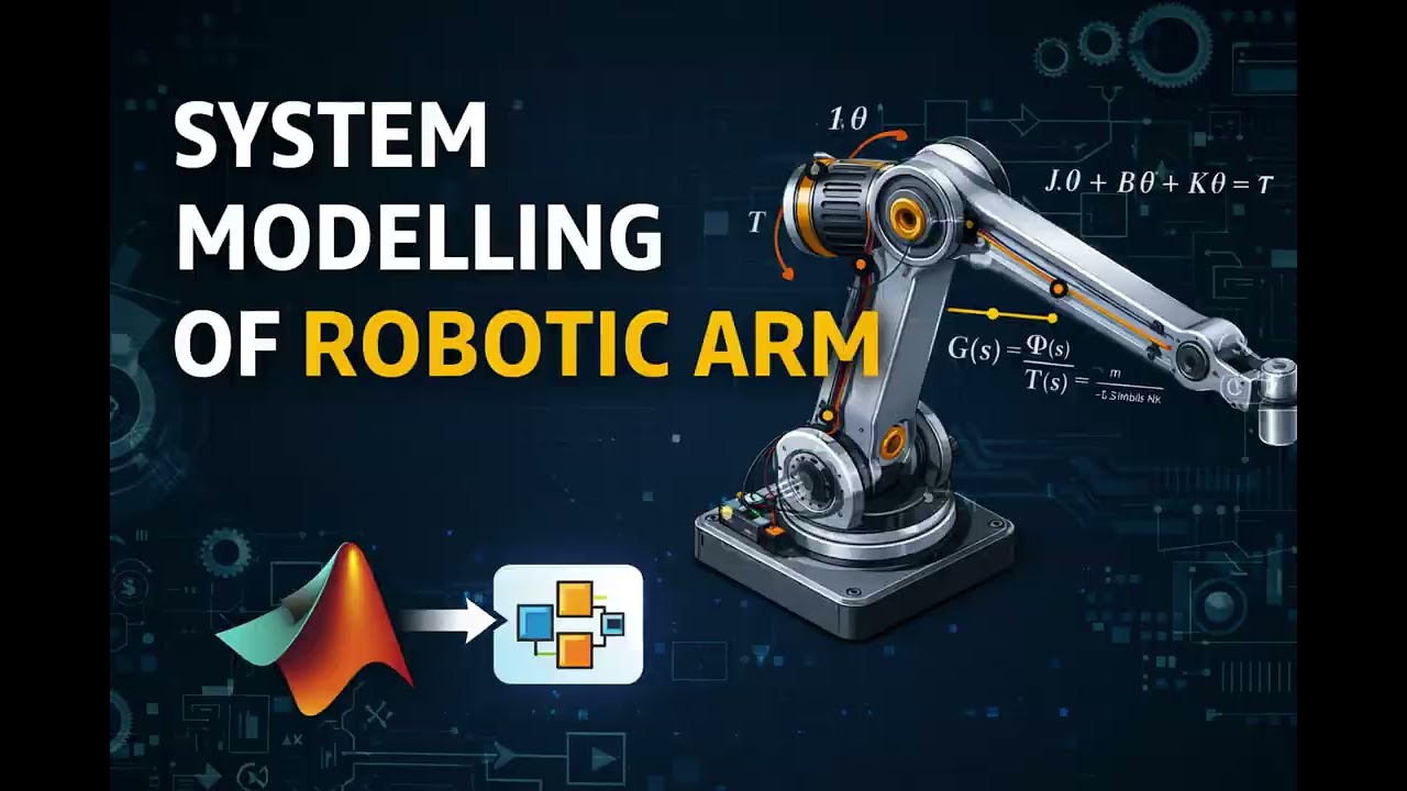 Robotic Arm System Modelling Explained in 13 Minutes | Control Systems Made Easy