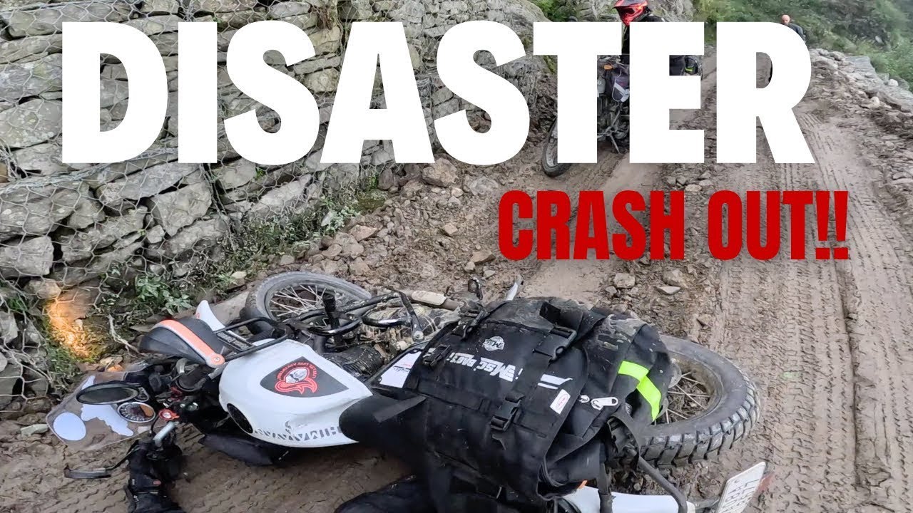 CLIFFHANGER DISASTER.!! On Royal Enfield Himalayan (episode 2)