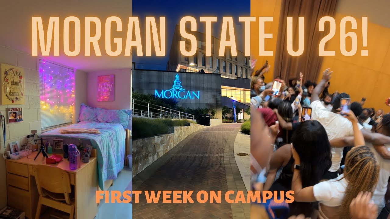FIRST WEEK AT MORGAN STATE UNIVERSITY 💙🧡🐻! #hbcu