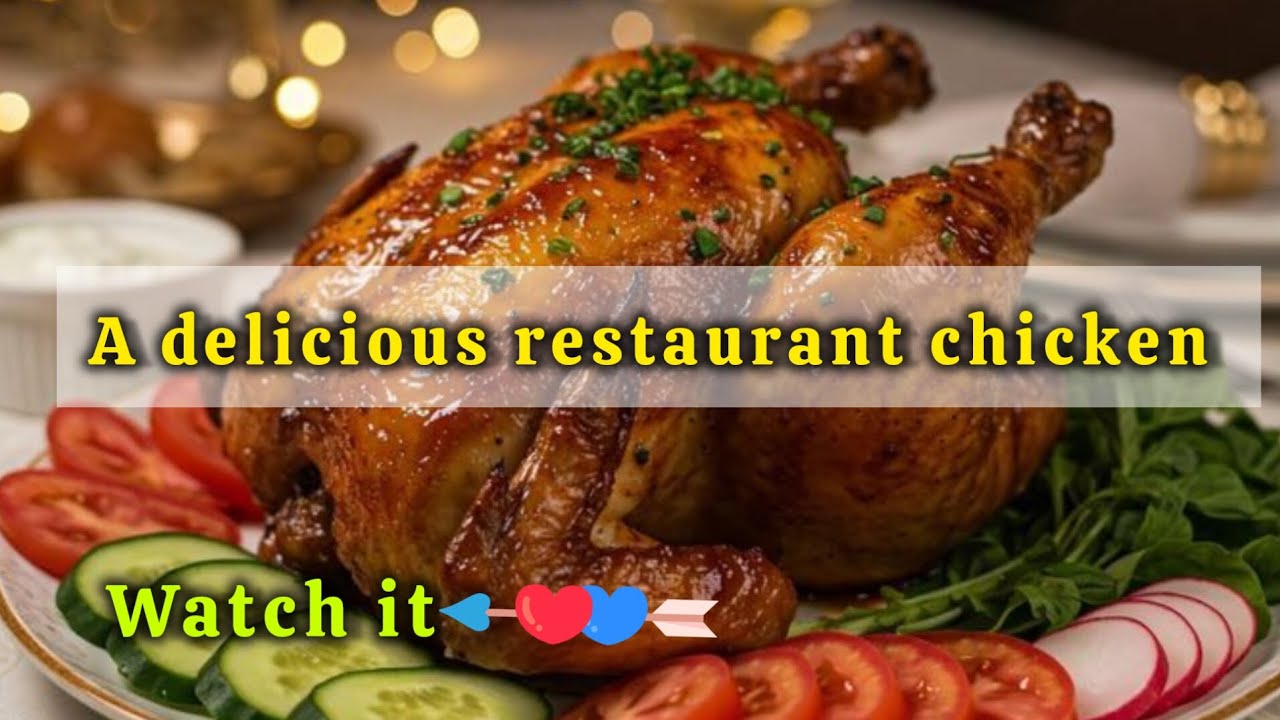 Make restaurant-quality chicken at home with this easy recipe! #chikenrecipe 