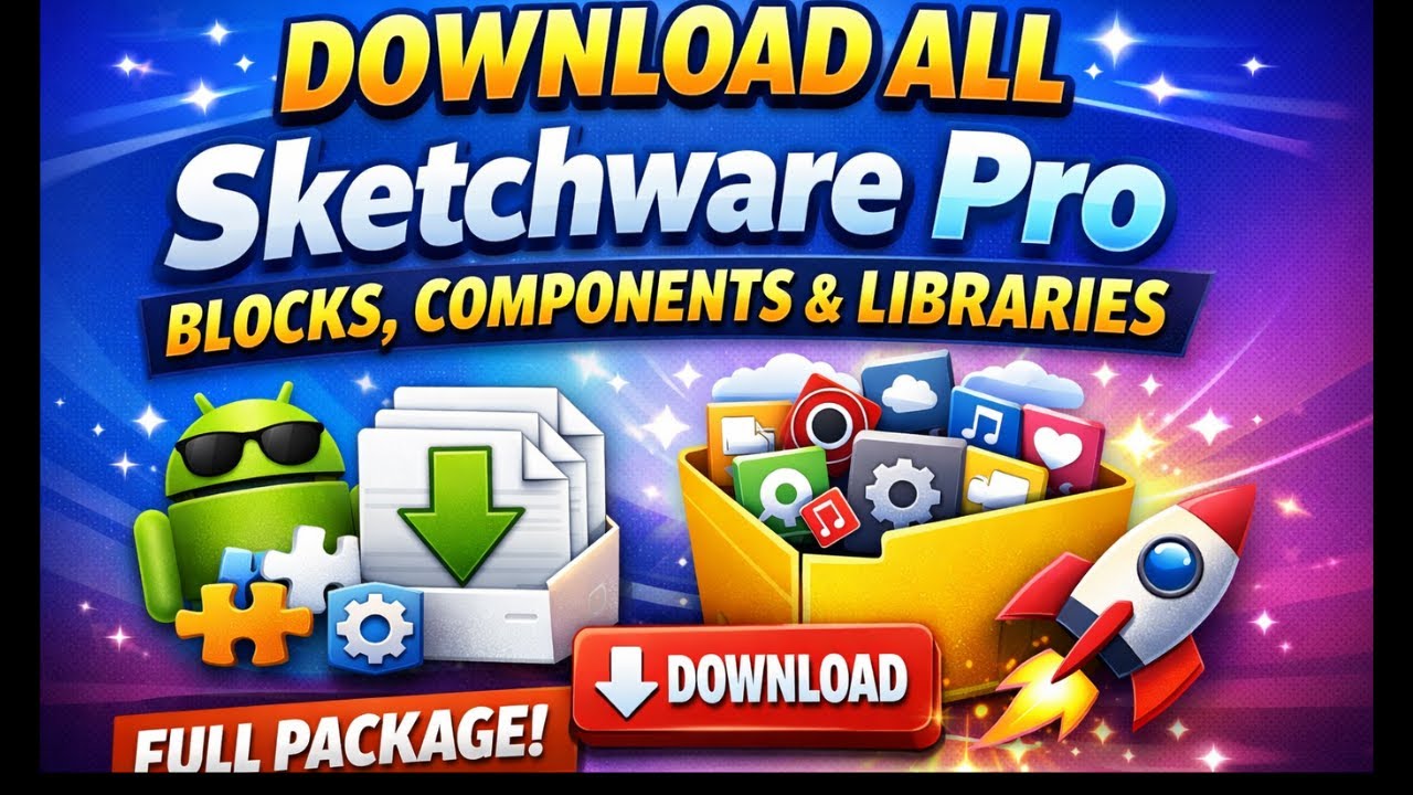 Download All Sketchware Pro blocks, Components & Libraries