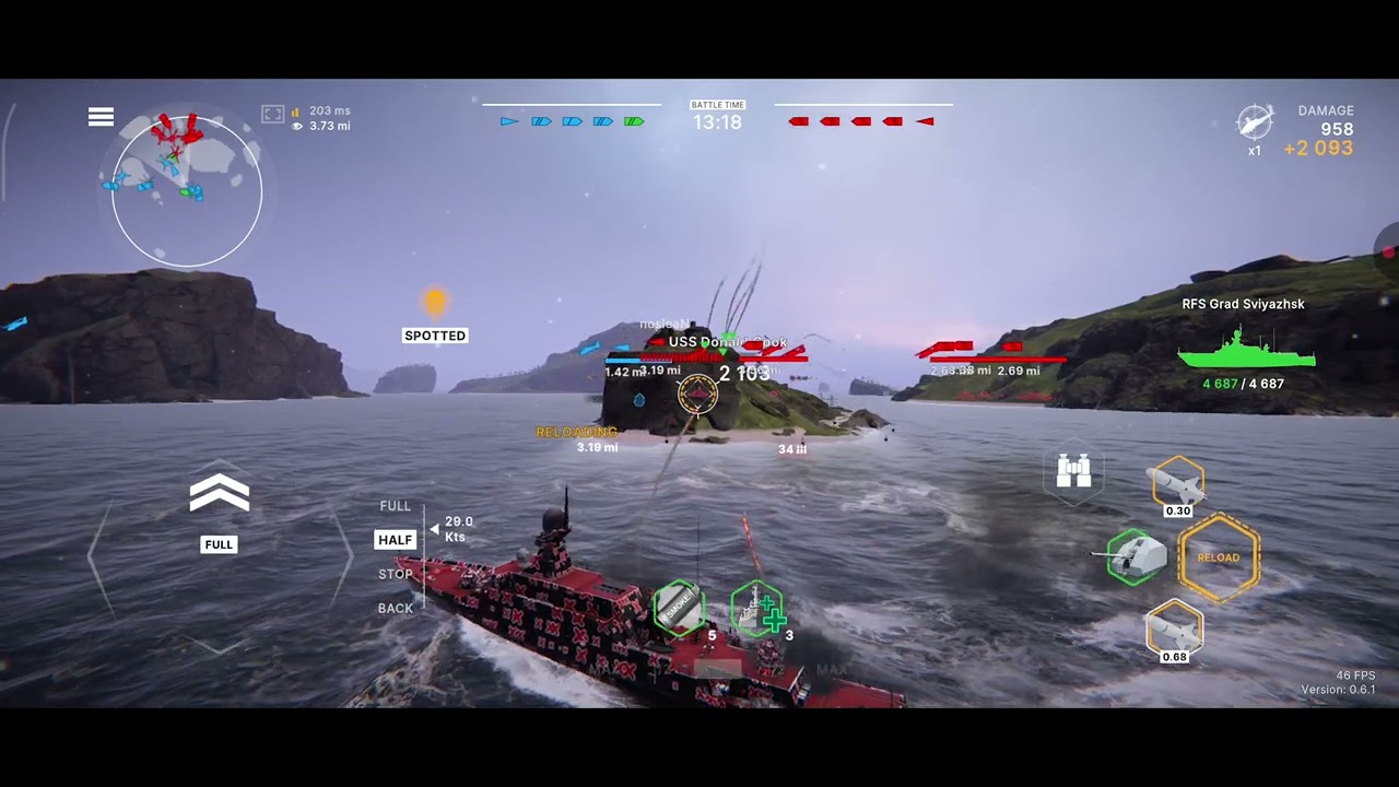 RFS Grad Sviyazhsk WARSHIPS MOBILE 2 (Legendary Battle)