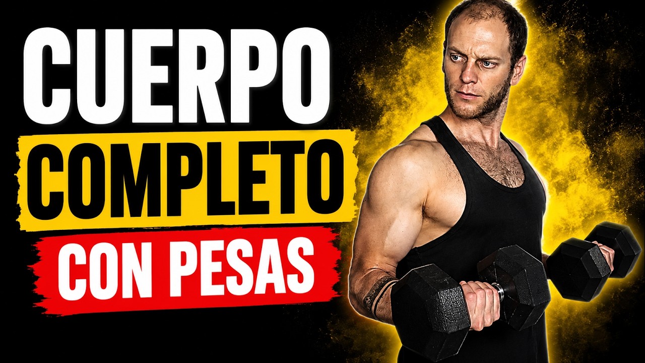 Rutina 30 Minutos con Pesas: Quema Grasa y Tonifica Todo el Cuerpo