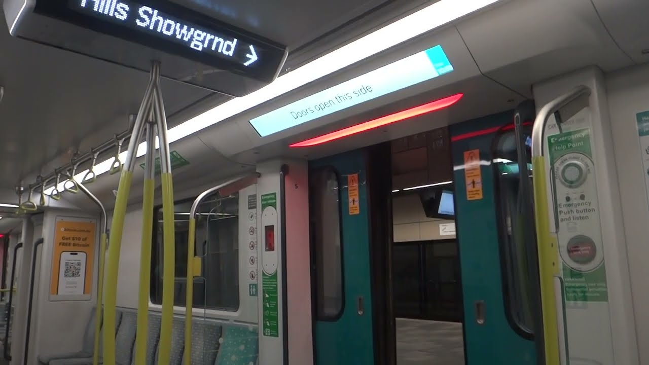 Alstom Metropolis, Sydney Metro - Castle Hill to Hills Showground (M1 Northwest Line, Interior, V2)