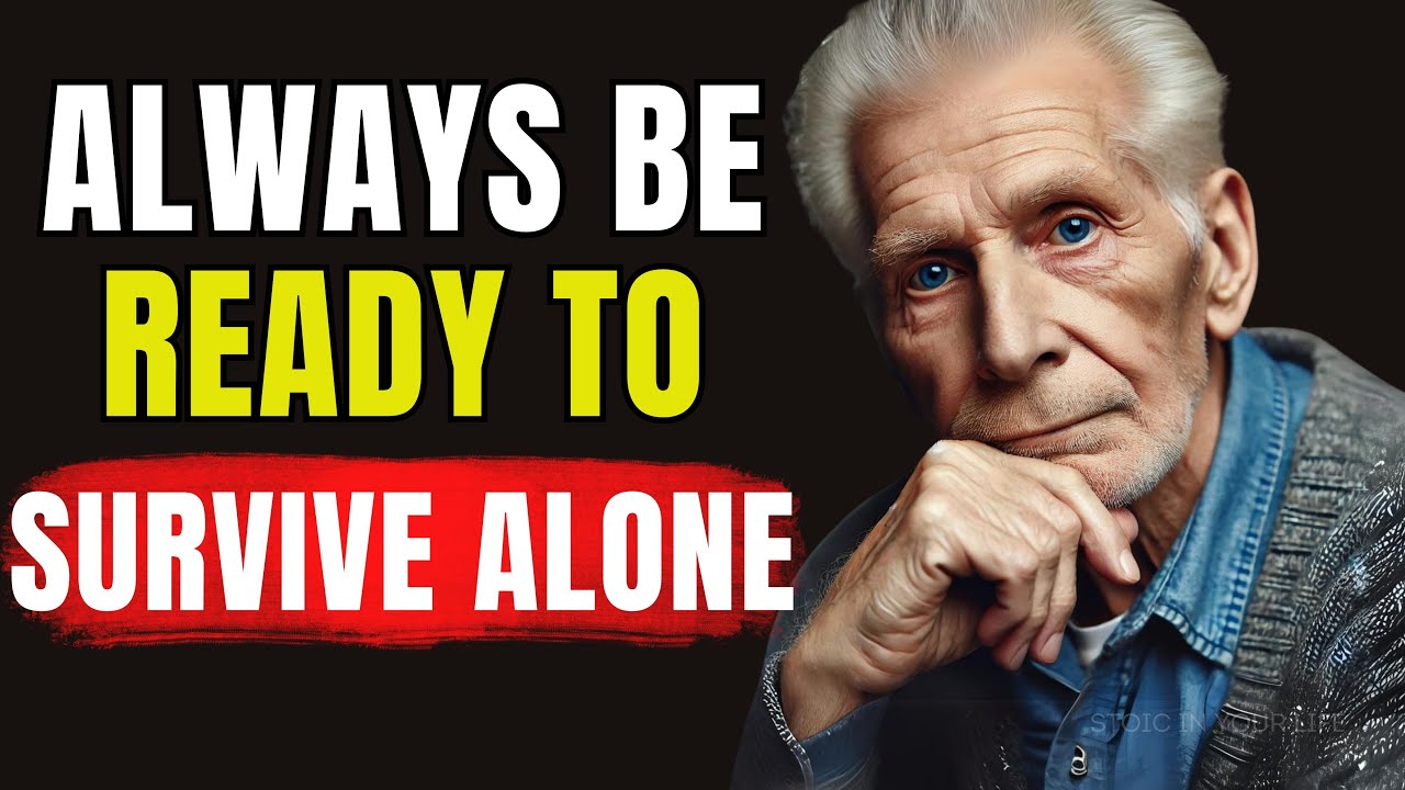 People Suddenly Change - Be ready to Survive Alone | Stoicism #stoicism