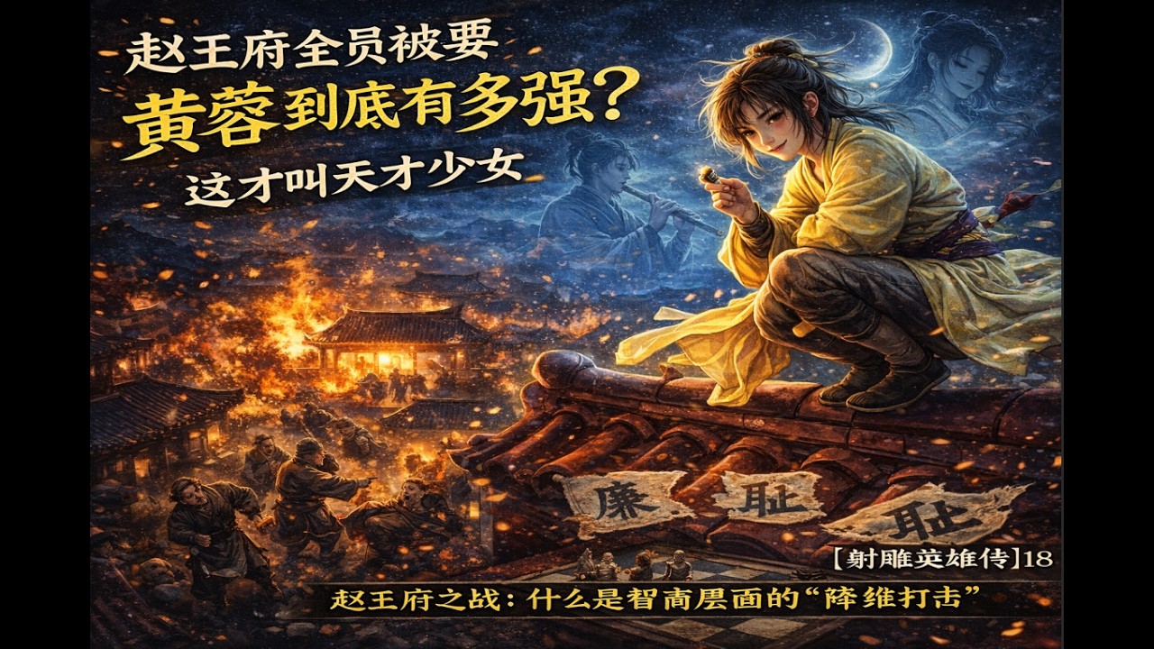黄蓉到底有多强？赵王府之战的神操作【射雕英雄传】18 #射雕英雄傳 #金庸