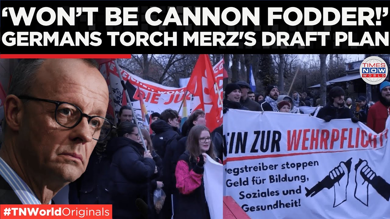 DRAFT PANIC HITS BERLIN: Germans Reject Merz Conscription Push, Accuse Berlin Of War Hysteria!