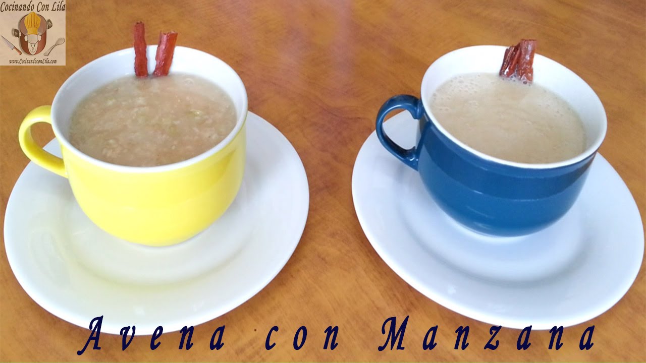 AVENA CON MANZANA Y AJONJOLÍ - DESAYUNO NUTRITIVO