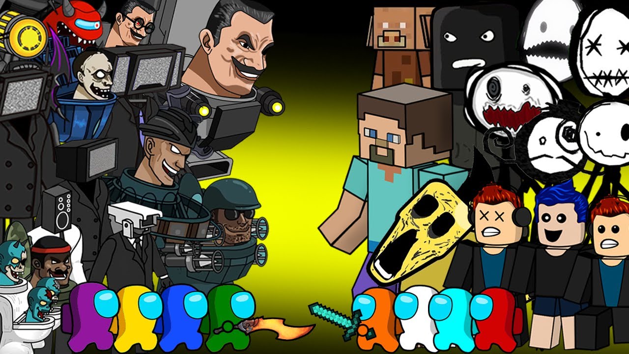 SKIBIDI TOILET VS ROBLOX | EPIC BATTLE COMPILATION