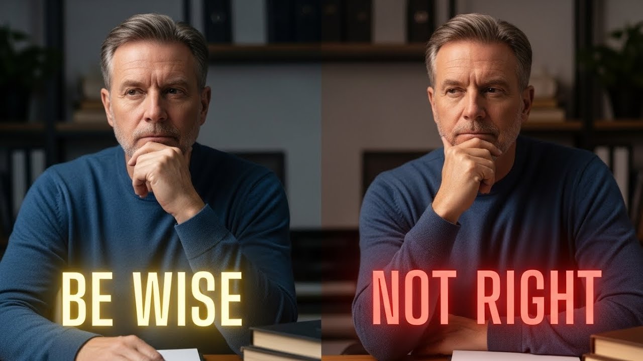 Be Wise, Not Right: Life-Changing Story That Will Transform Your Thinking