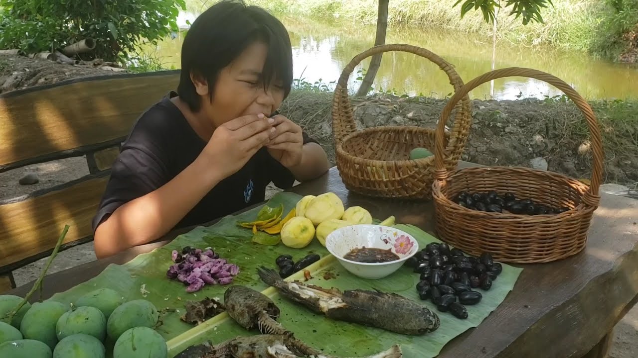 CATCH AND COOK PART#2 Cooking in the backyard #Mukbang