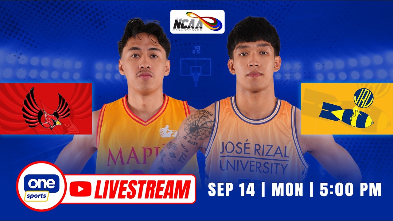 LIVE: MAPUA vs JRU | NCAA SEASON 102 MEN&rsquo;S BASKETBALL | SEP 14, 2026