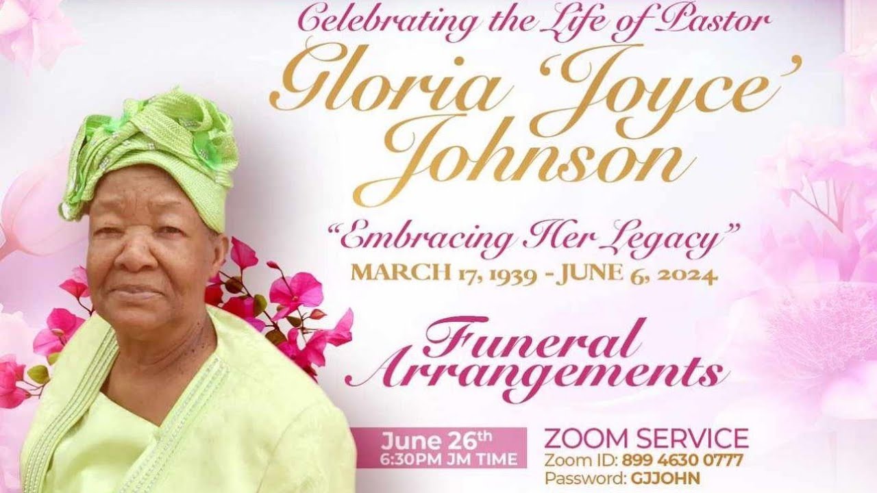 Memorial - Pastor Gloria Joyce Johnson