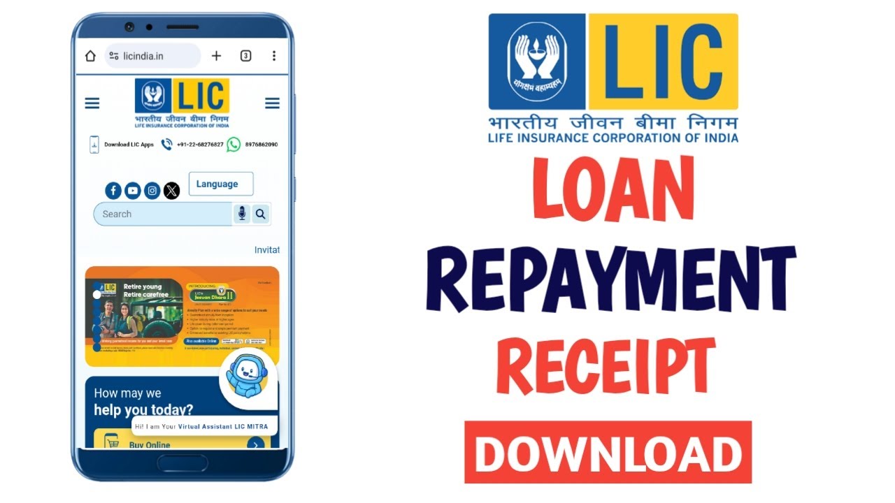 How to Download LIC Loan Repayment Receipt Online