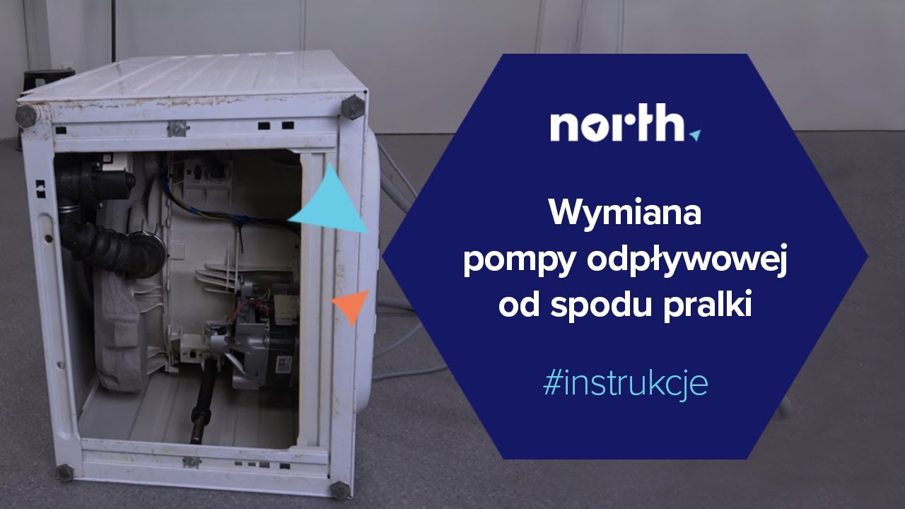 🛠️ Demontaż pompy odpływowej od spodu pralki | North.pl
