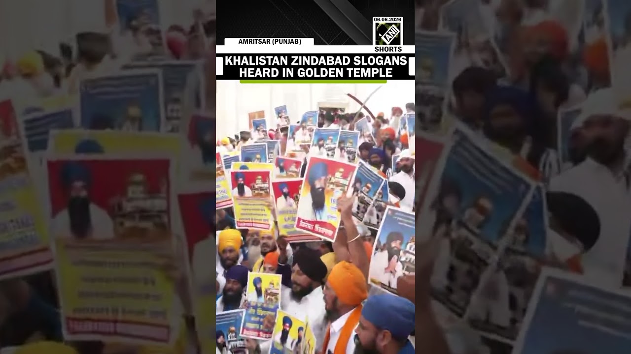 &lsquo;Khalistan Zindabad&rsquo; slogans heard, Bhindranwale&rsquo;s posters distributed in Golden temple