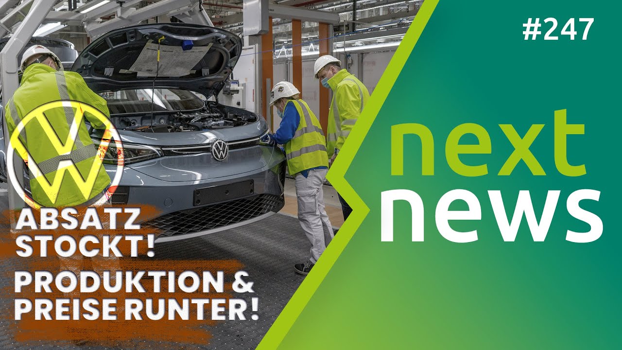 nextnews: Wallbox Förderung, Absatzprobleme VW, Tesla Produktion, neue Regeln THG-Quote, AHK VW ID.3