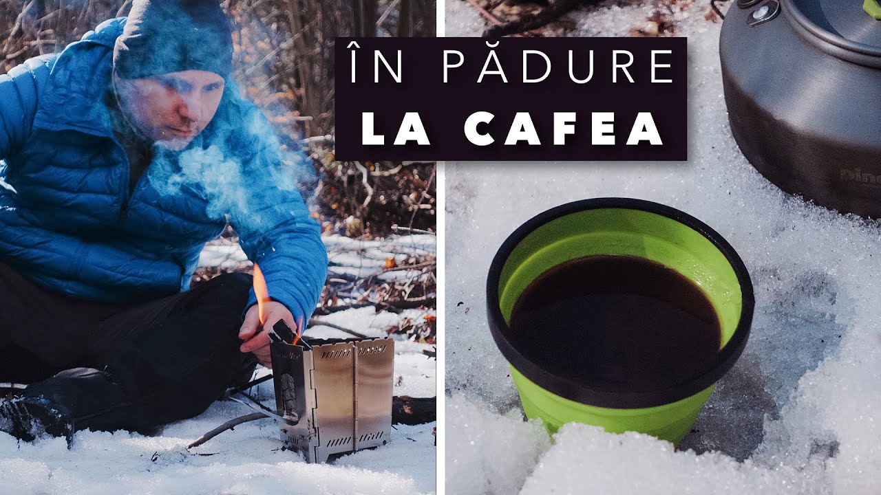 Mi-am făcut prima cafea la foc în sălbăticie #ASMR