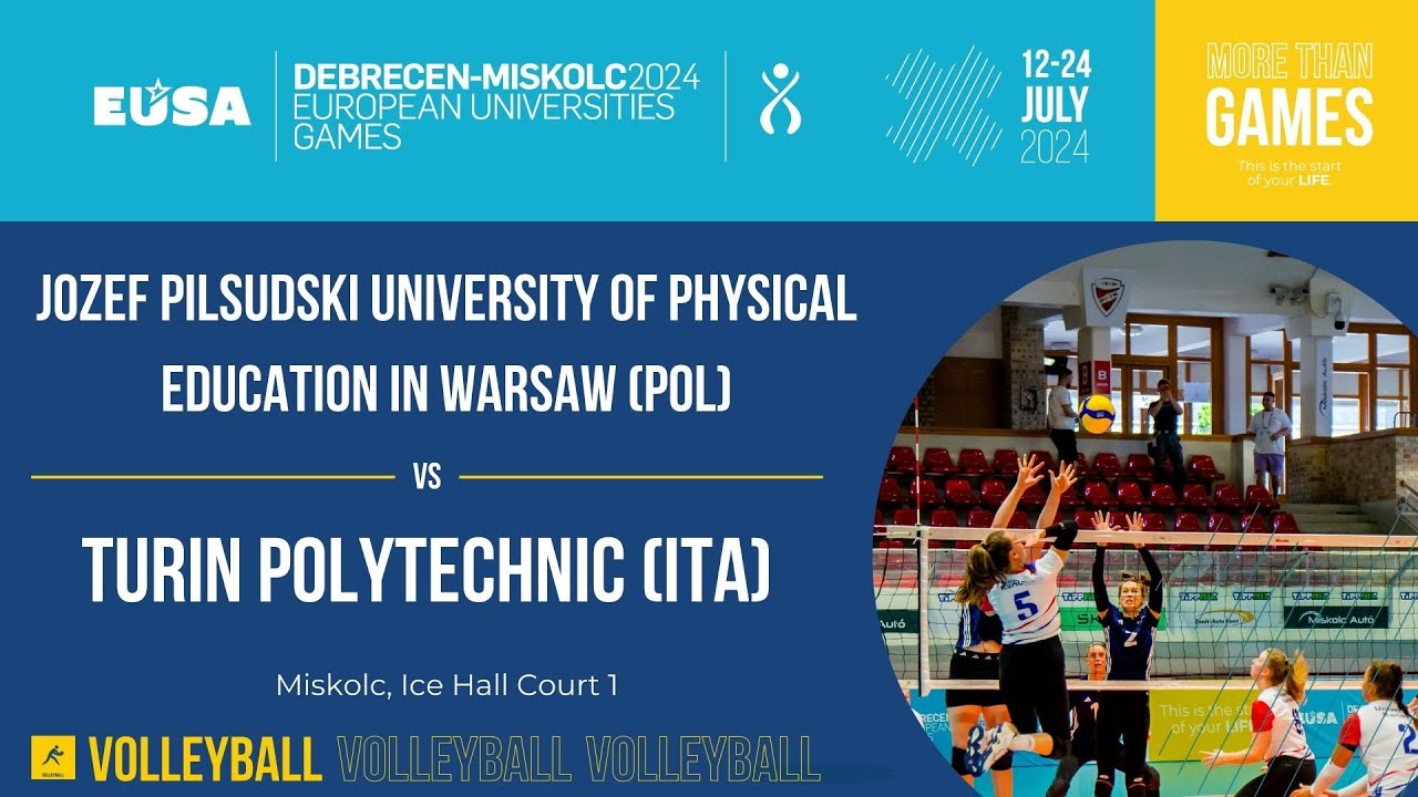 Volleyball Women / Jozef Pilsudski University of PE in Warsaw POL - Turin Polytechnic ITA