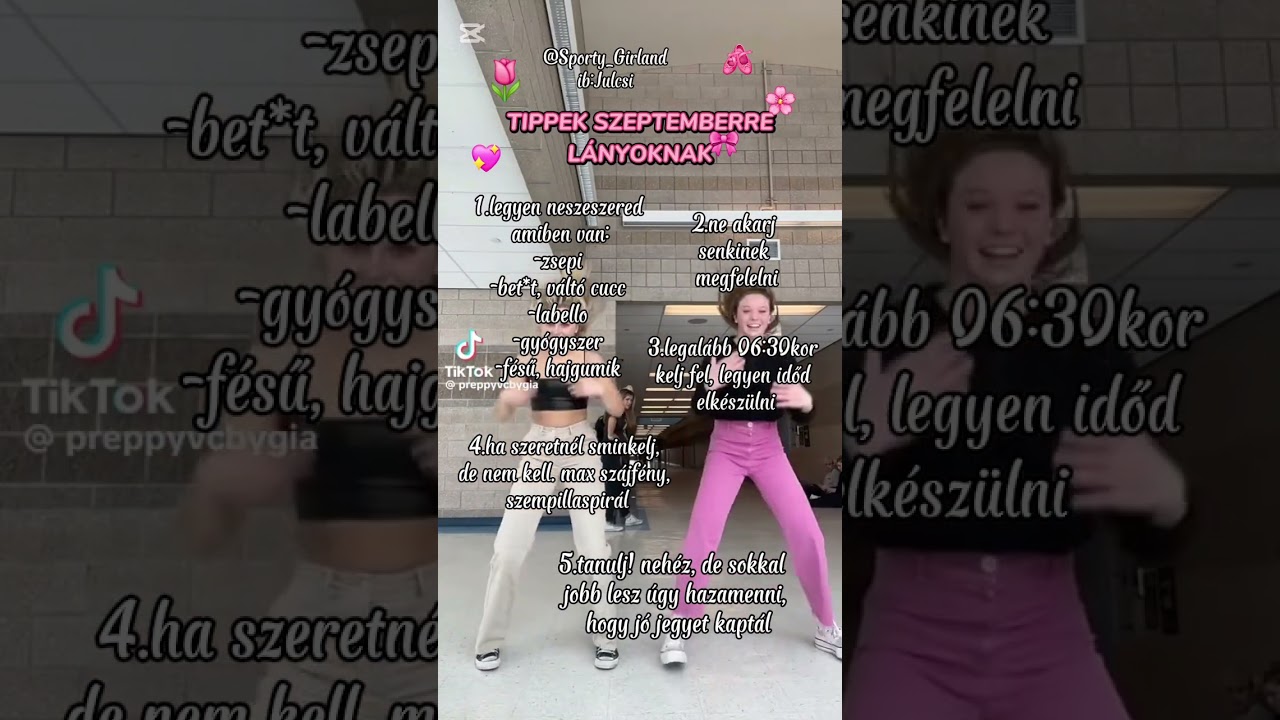*Girlsxx csak autocorrekt , tippek szeptemberre l&aacute;nyoknak #foryou #tipps #tippek #fypシ゚viral 🌷🌸🎀🫶🏻🩰