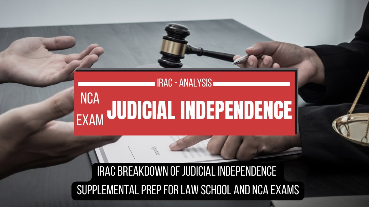 Judicial Independence - Canadian Constitutional Law Exam Prep -  IRAC Case Analysis   - Walter V  BC