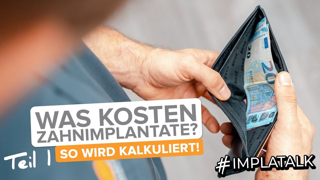 Was kosten Zahnimplantate? 🤔 Kosten f&uuml;r Implantate einfach erkl&auml;rt!✅