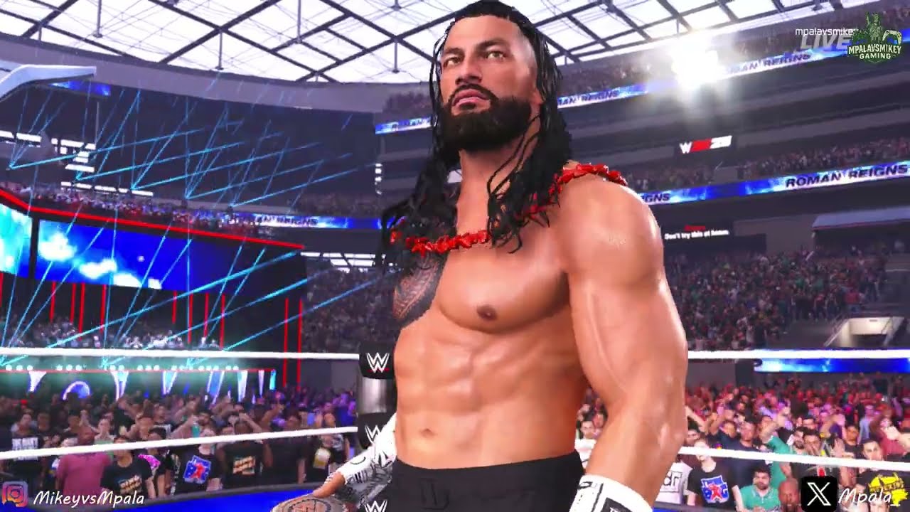 WWE 2K26 - Roman Reigns vs Seth Rollins vs Cm Punk 