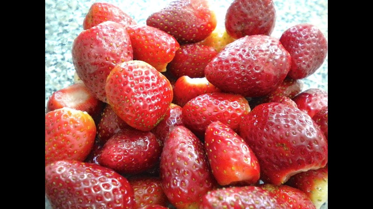 COMO DESINFECTAR FRESAS / HOW SANITIZING STRAWBERRIES