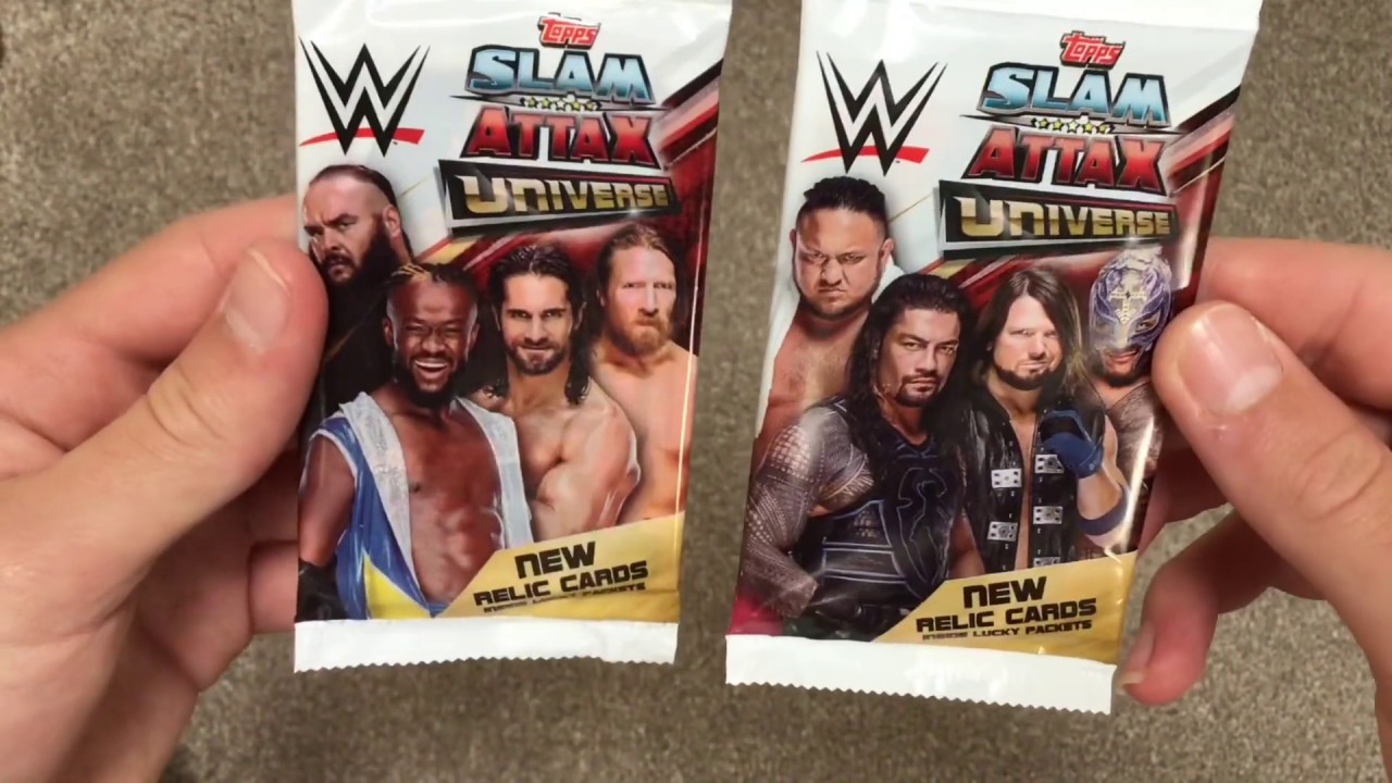 MY RAREST CARD EVER!!! | WWE Slam Attax Universe Card Collection 3 Pack Opening