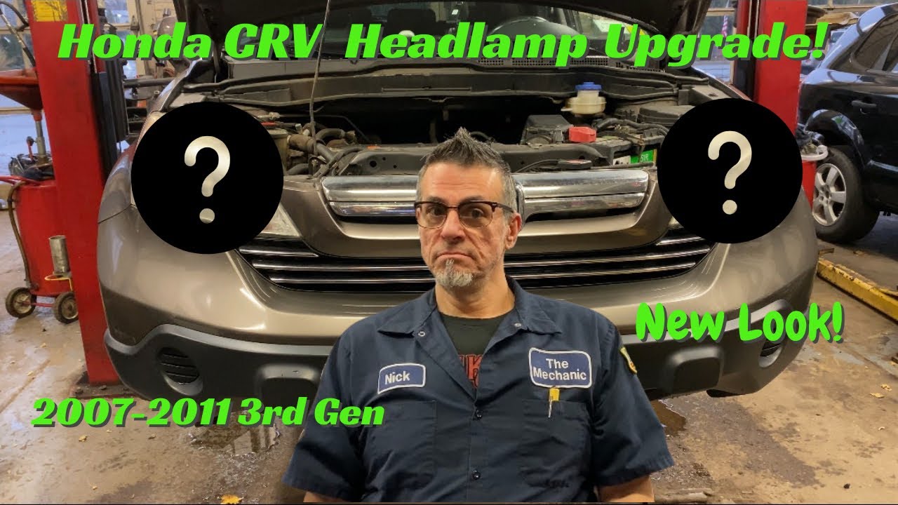 Honda CRV 3rd Gen 2007-2011 Headlamp projector beam upgrade.