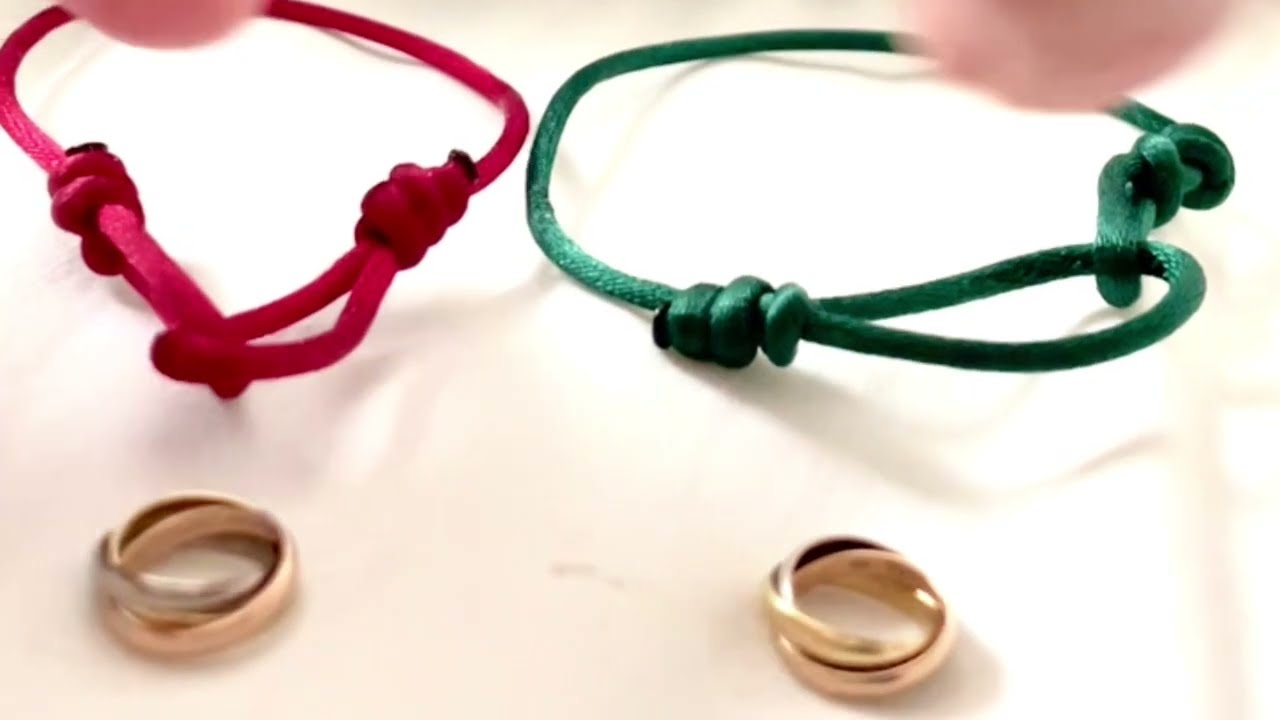 🌹🌹🌹Браслет-шнур Cartier🌹🌹🌹 | Как развязывать и завязывать? |