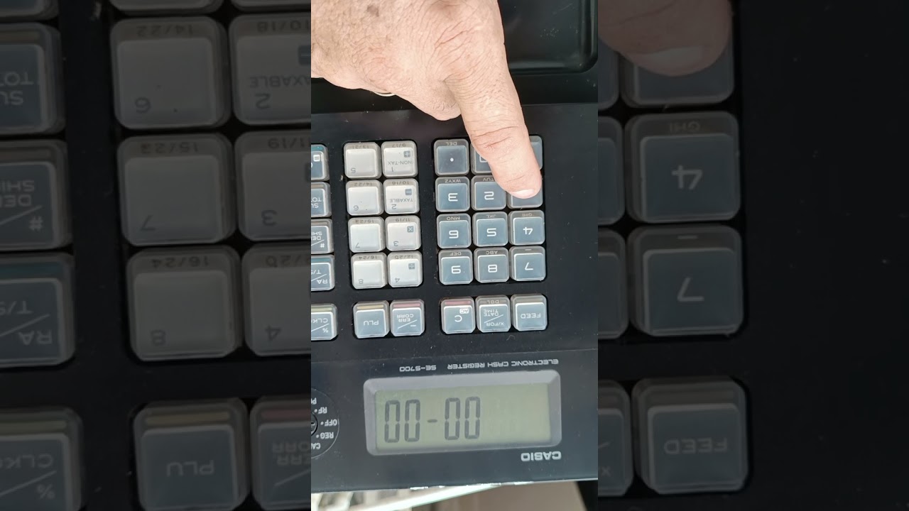 Cassio SE-S700, así  quitamos los decimales