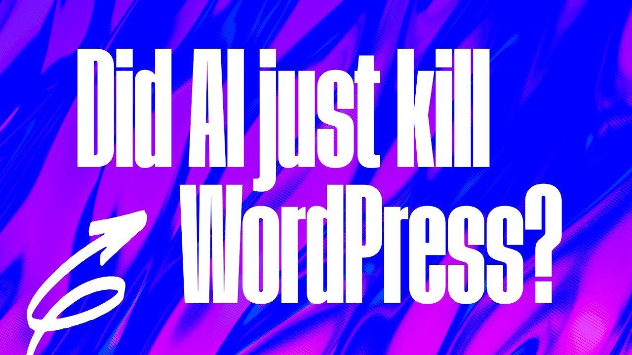 Did AI just kill WordPress? Let's chat about it.