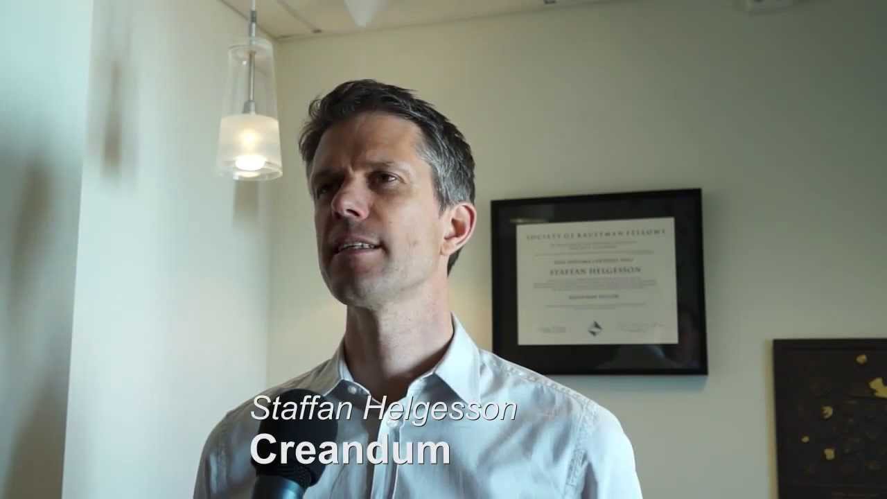 Innovativa st&auml;der - hur skapas de? Staffan Helgesson, Creandum