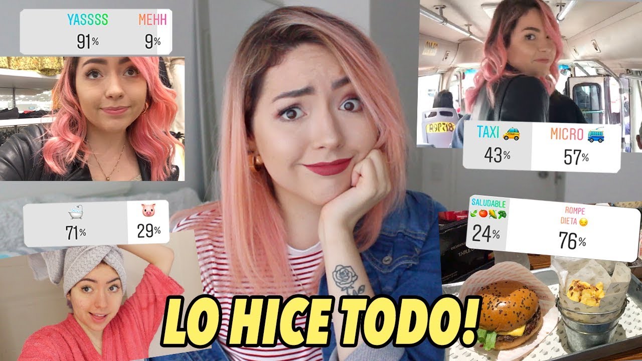 MIS SEGUIDORES DECIDEN MI D&Iacute;A EN INSTAGRAM @ekaty