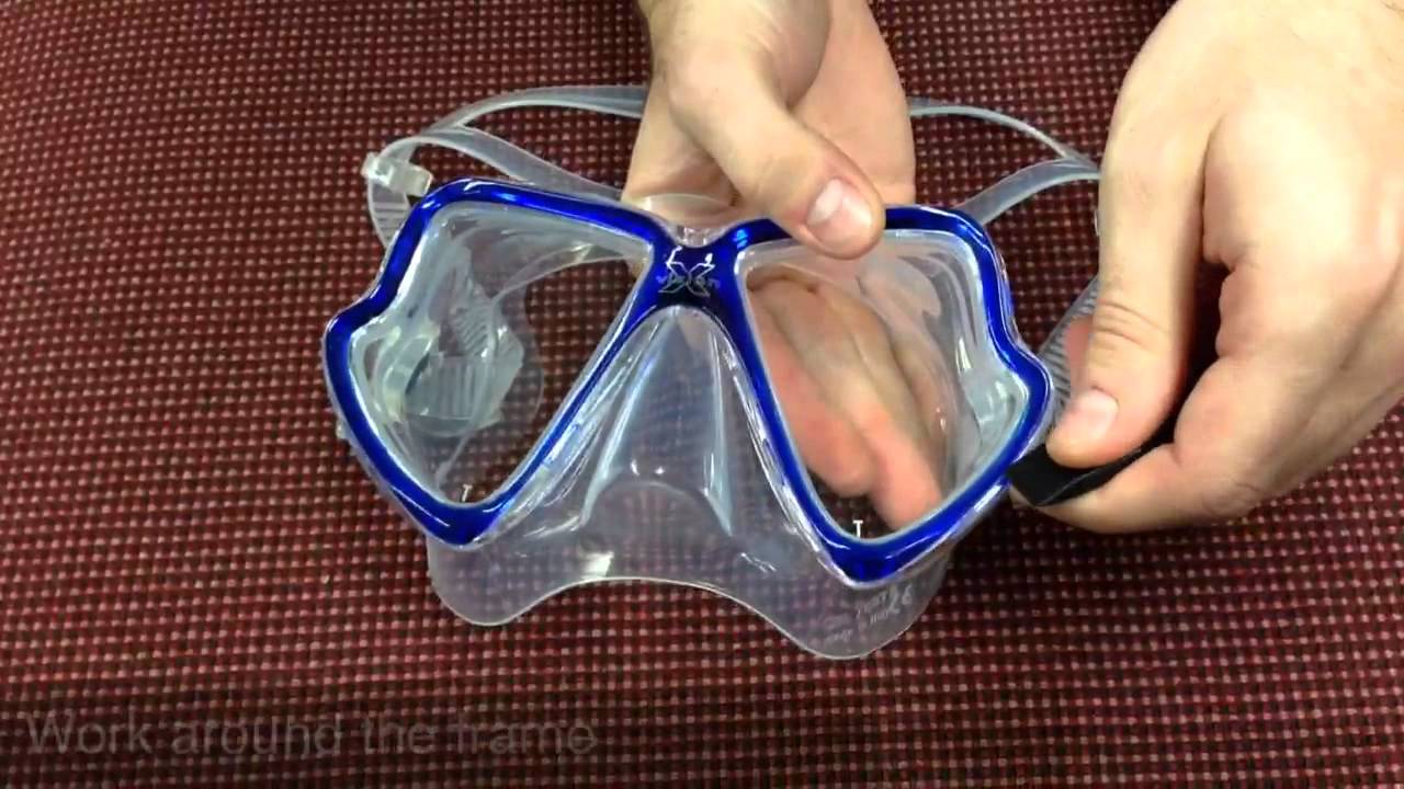 Mares X Vision Mask Lens Installation